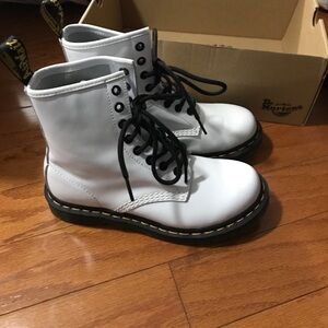Dr. Martens white boots